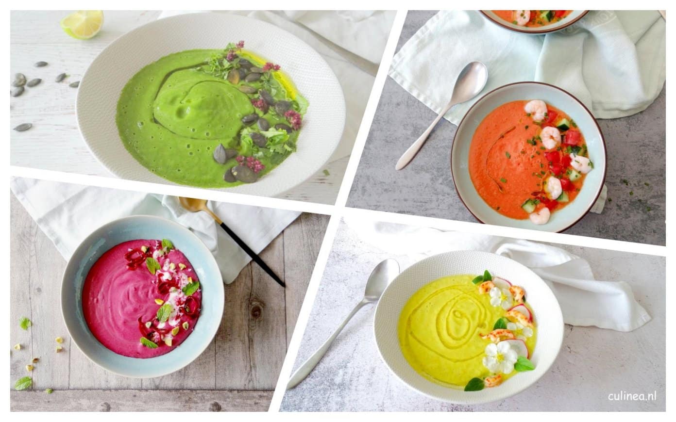 Koude soepen voor warme dagen