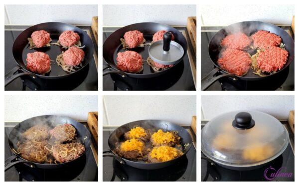 Smash Burgers met Uien