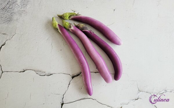 Pittige Chinese aubergine roerbak