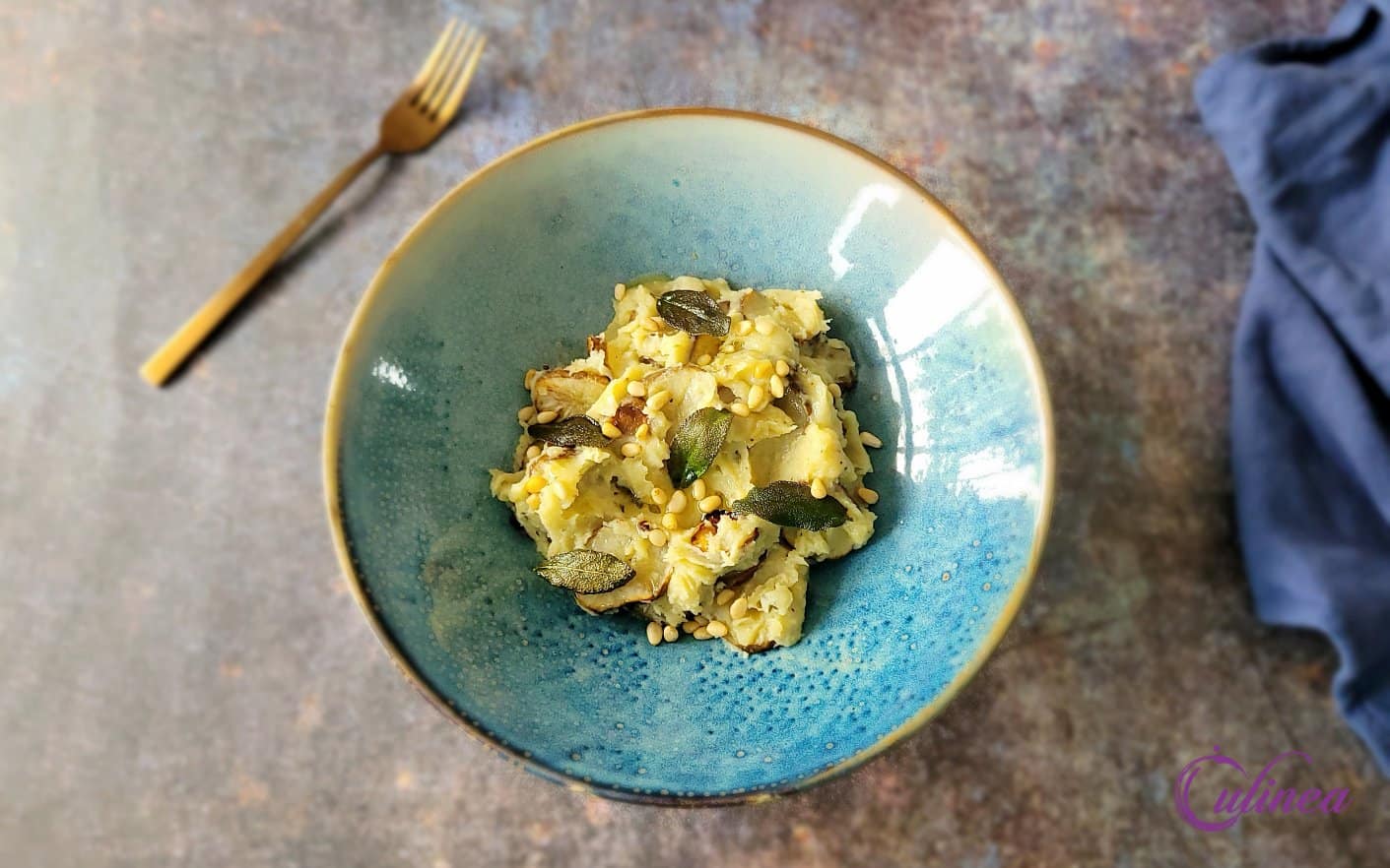 Stamppot met geroosterde aardperen