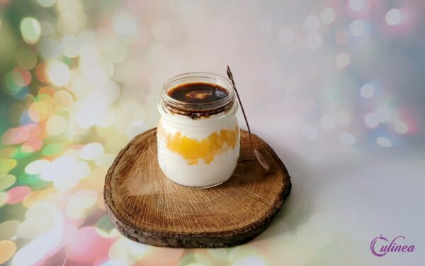 Kwark parfait met sinaasappel