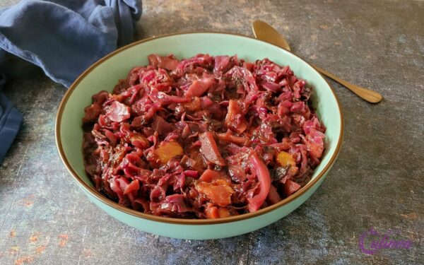 Rode kool gestoofd met tutti frutti