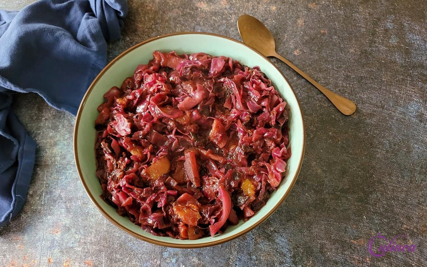 Rode kool gestoofd met tutti frutti