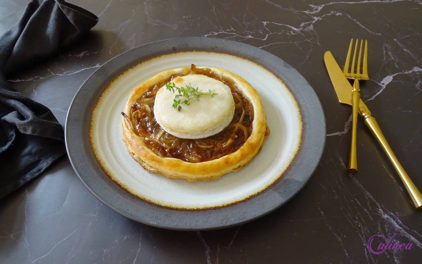 Hartige taartjes met geitenbrie