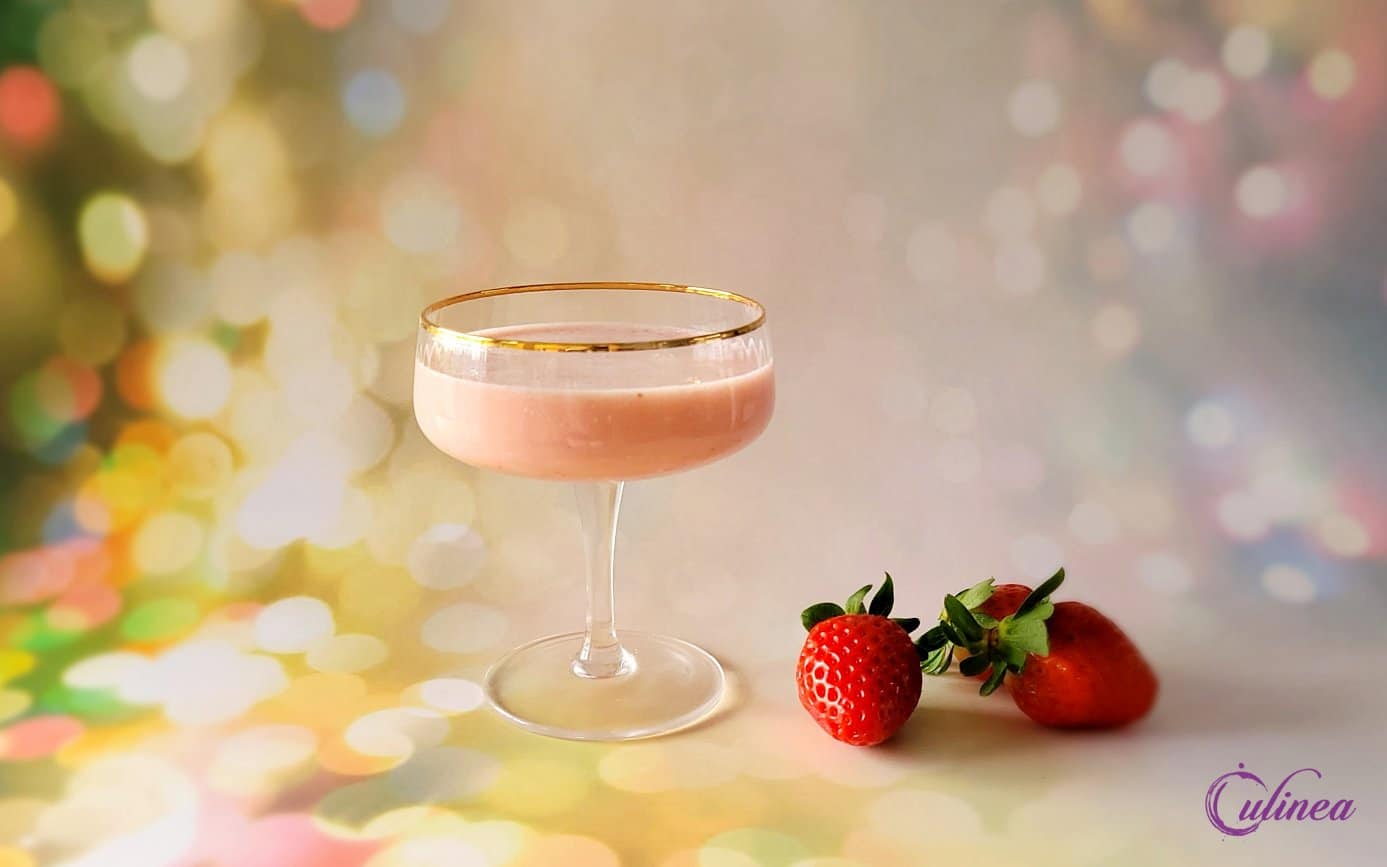 Aardbeien chocolade martini