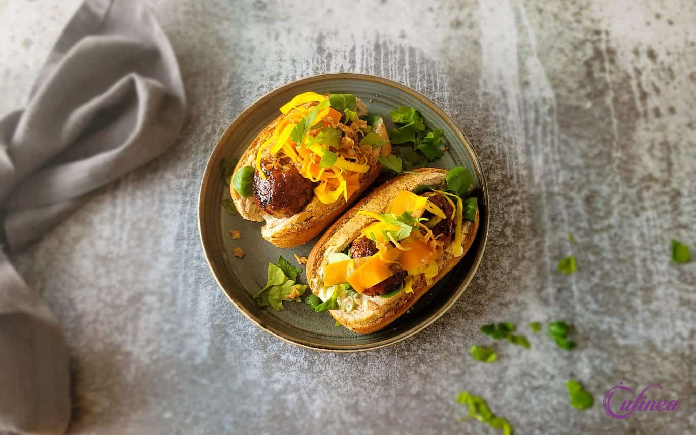 Pistoletje Indische kipgehaktballetjes