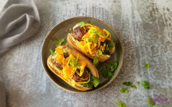 Pistoletje Indische kipgehaktballetjes