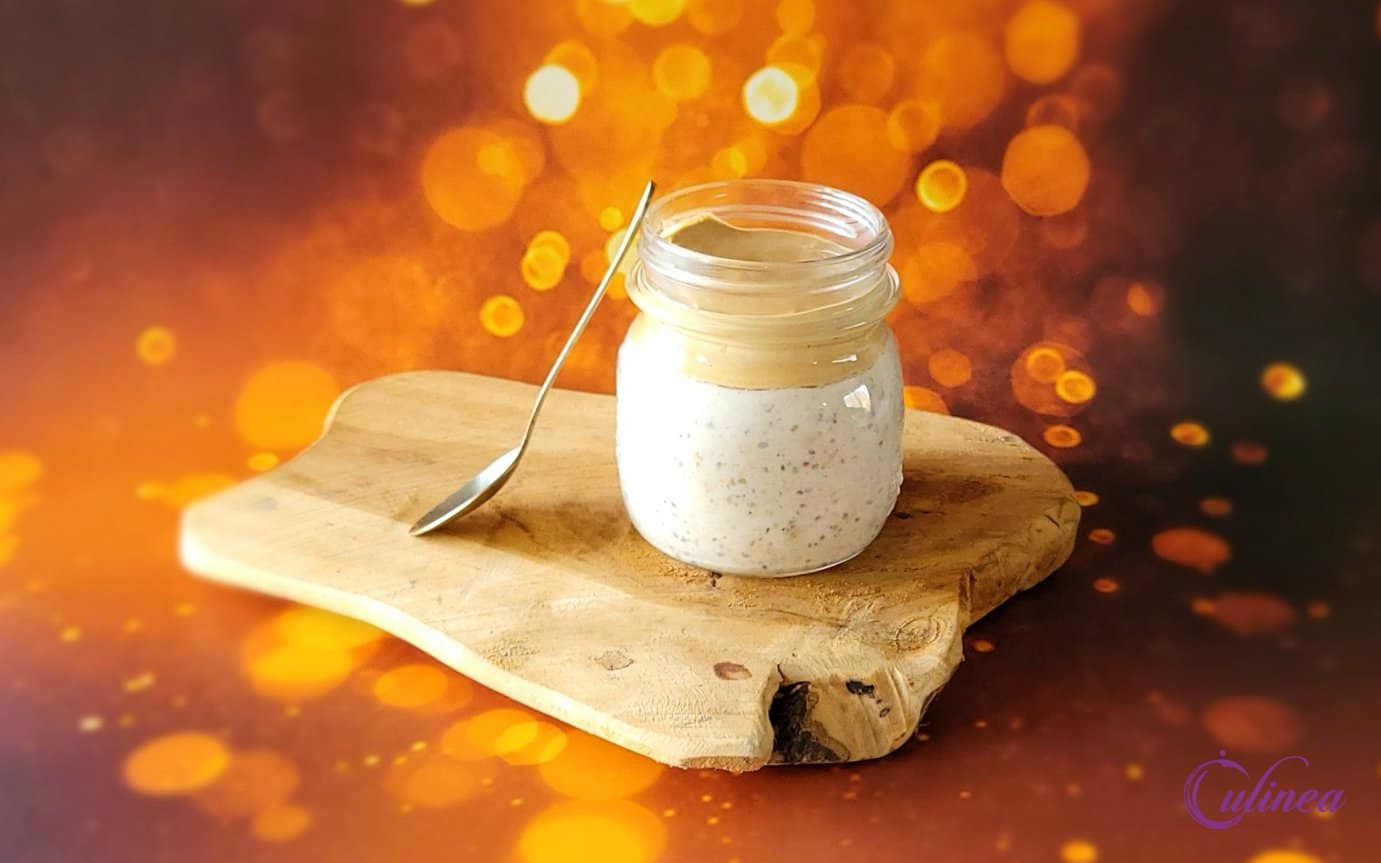 Overnight oats met Dalgona