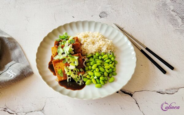 Pittige gestoofde tofu