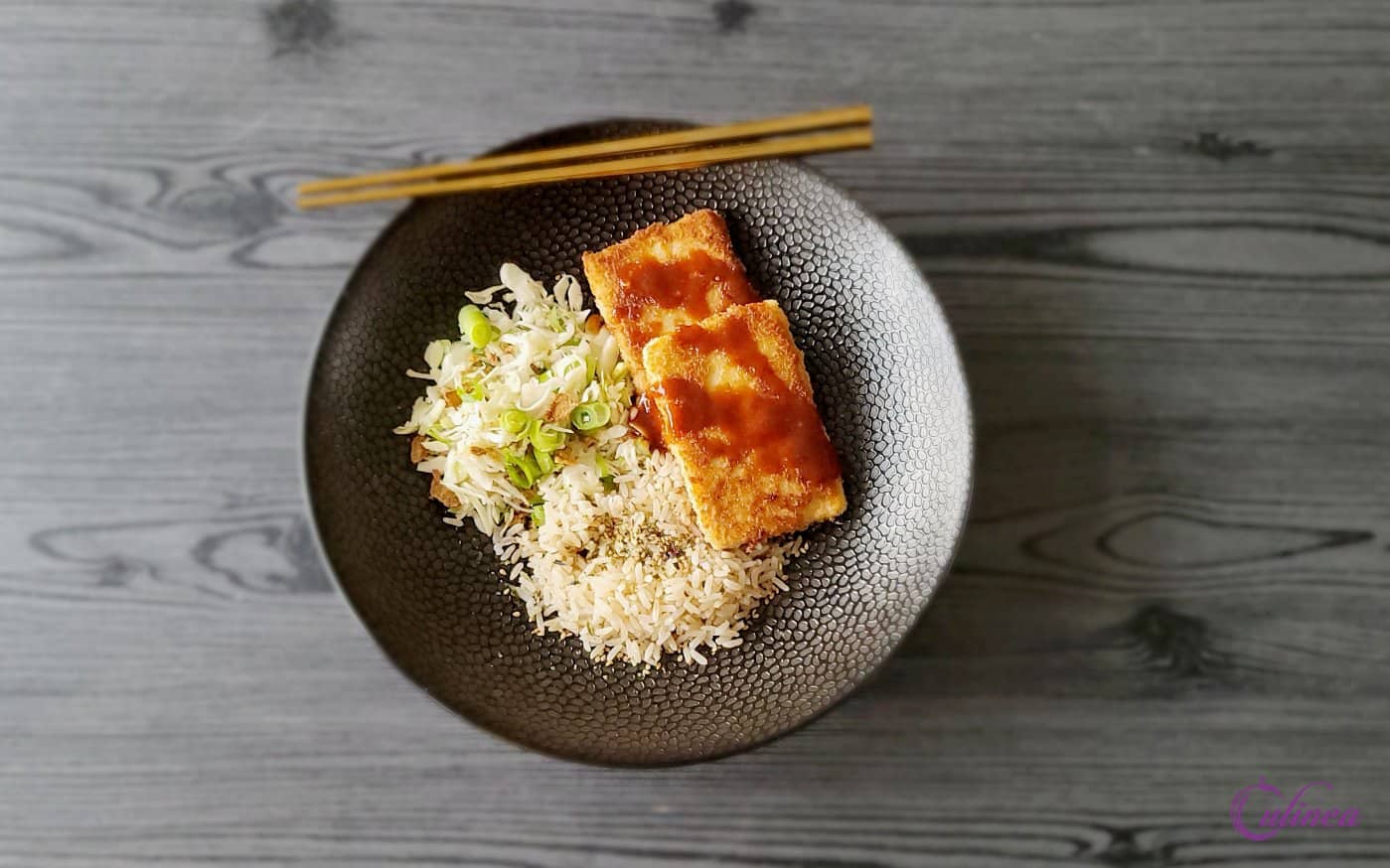 Tofu Katsu met witte kool