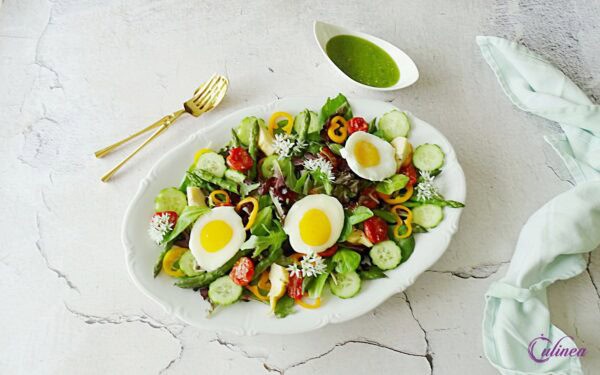 Quiche met groene asperges en brie