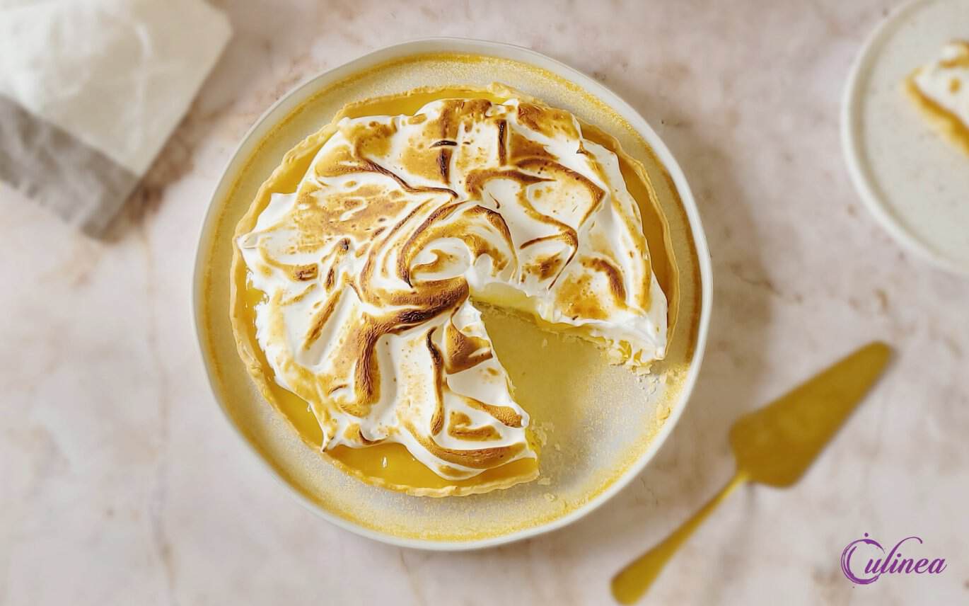 Citroen meringue taart