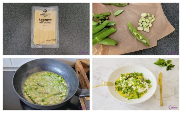 Open Lasagne met Asperges en Burrata