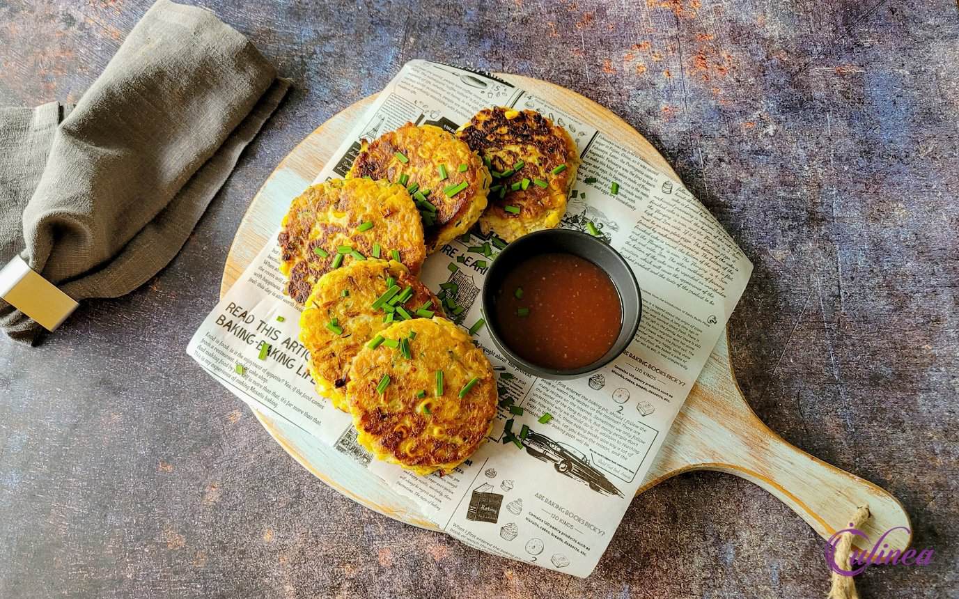 Tonijn en maïsbeignets