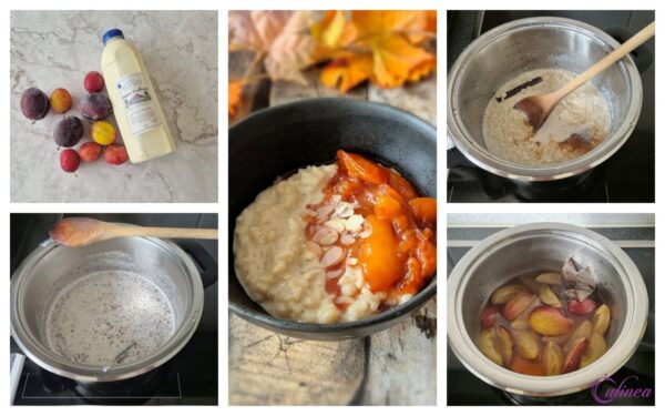 Kardemom Rijstpudding met Gekruide Pruimen