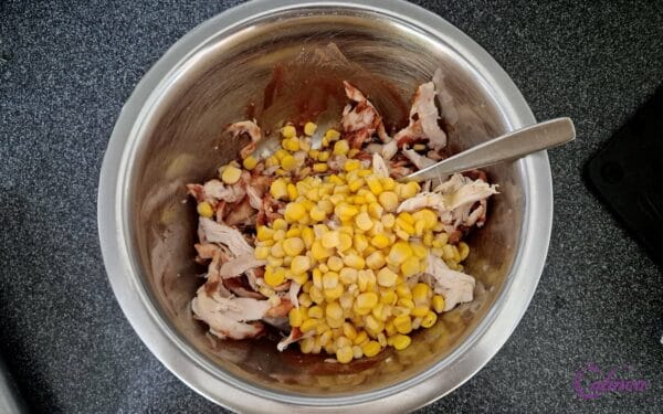 Tortilla Taart met Buffalo Kip