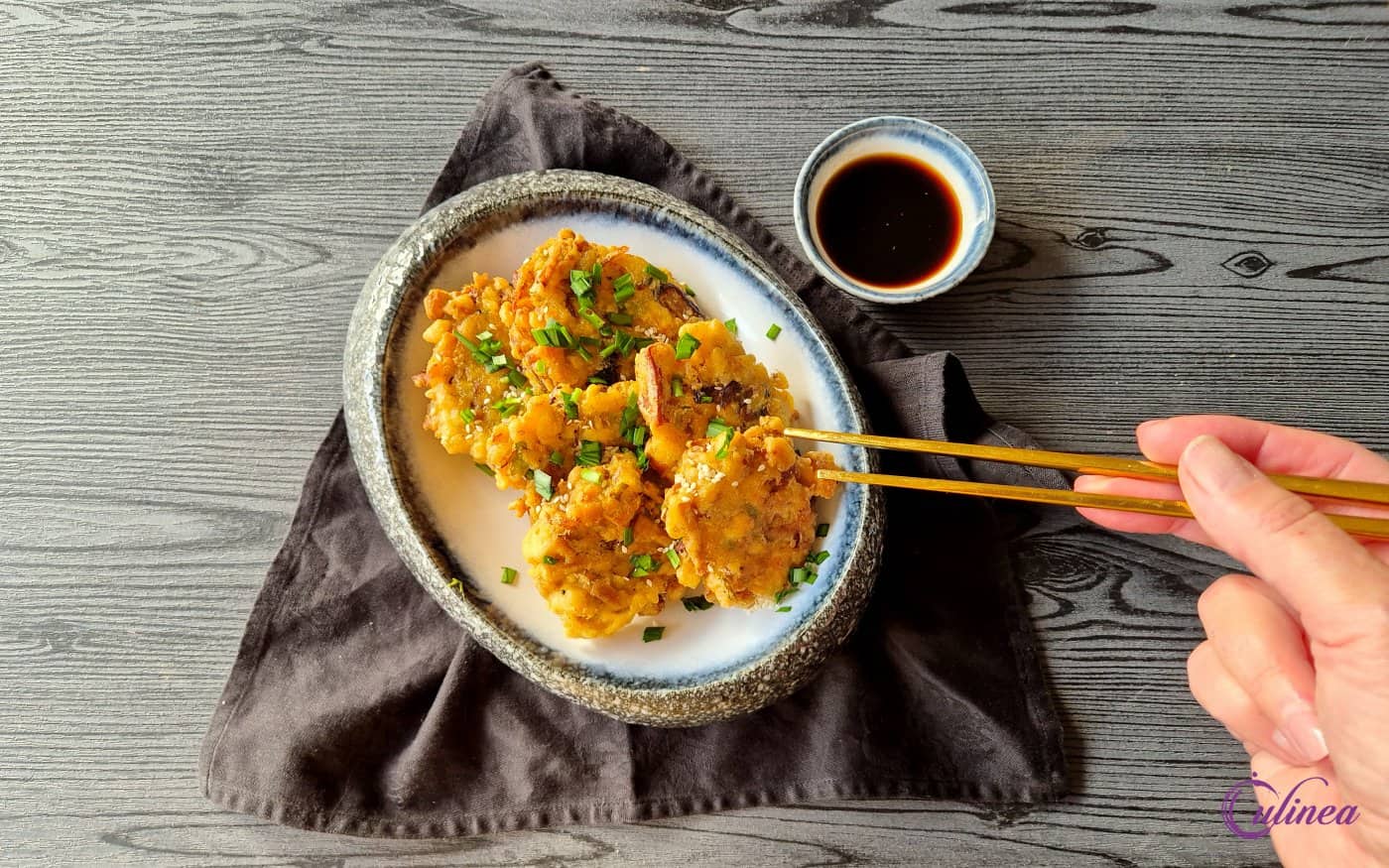 Gerookte tofu beignets