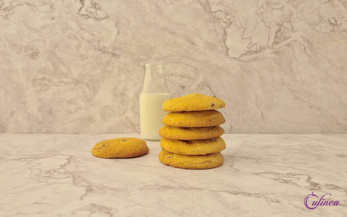 Koeken gevuld met hazelnootpasta