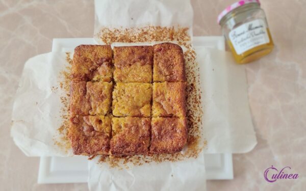 Pompoencake met kaneelsuike