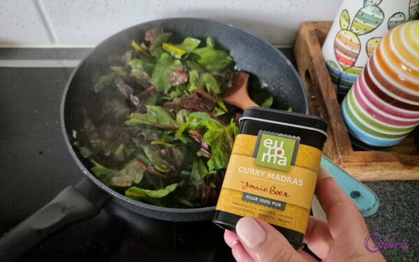 Stamppot snijbiet met kerrie