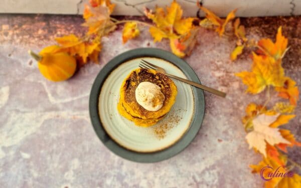 Zoete pompoenpannenkoekjes