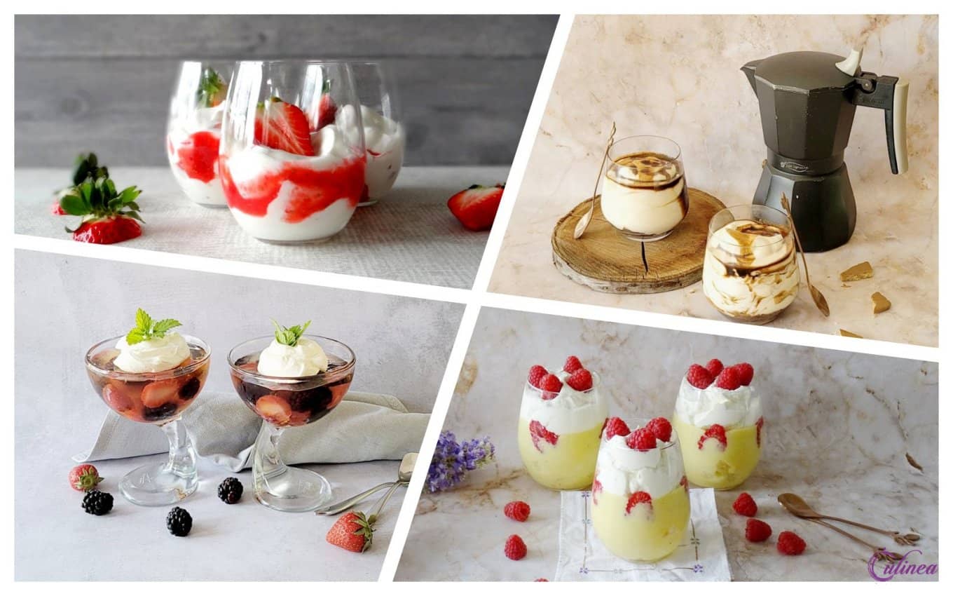 Nagerechten in een glaasje