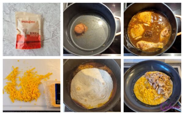 Birria Kiptaco's met Guacamole