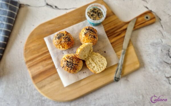Broodjes gemaakt van cottage cheese