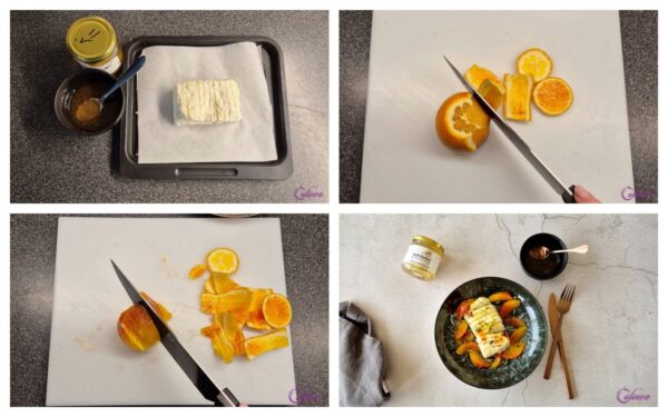 Hasselback Halloumi met Honing