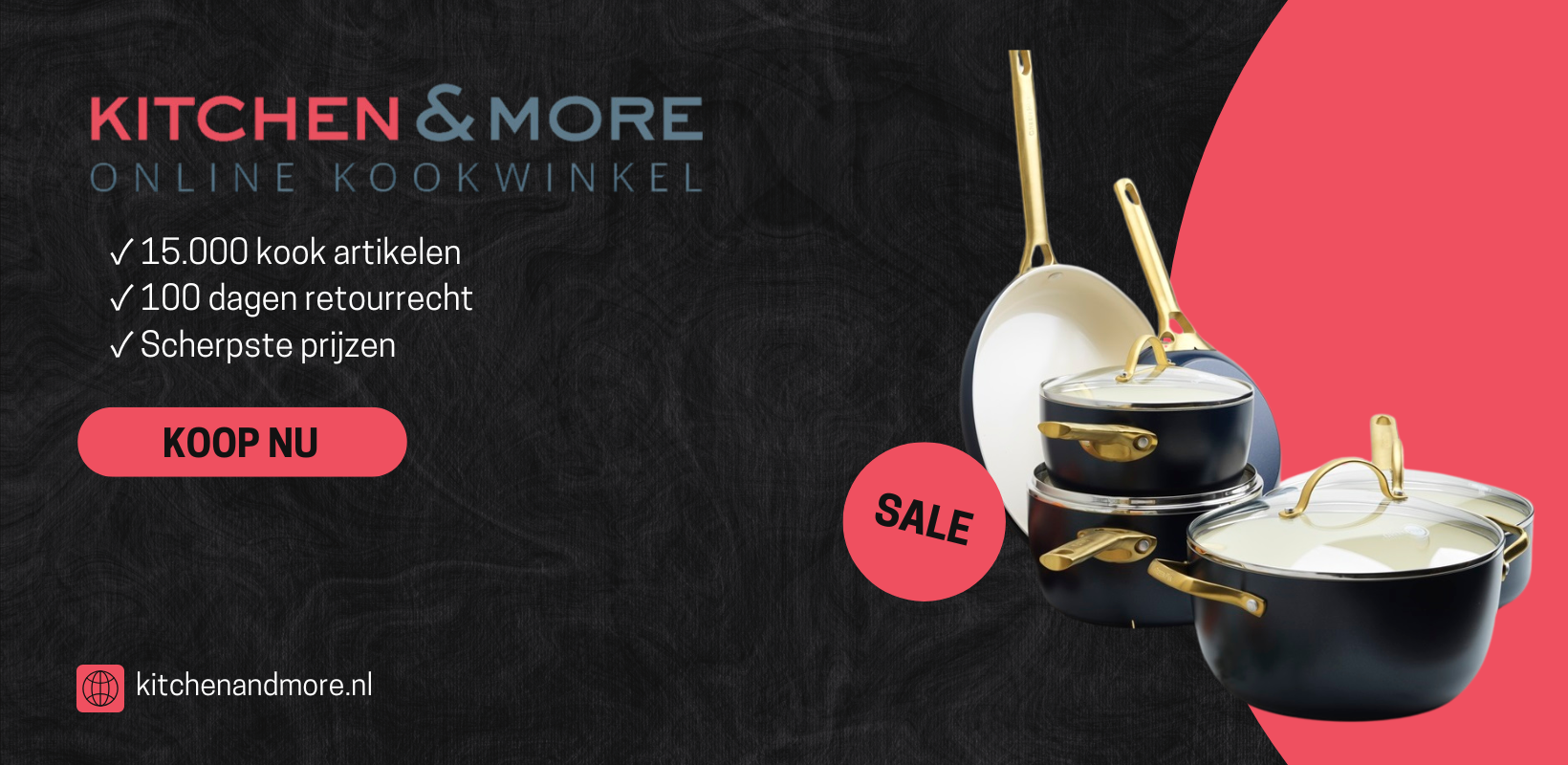 KitchenAndMore.nl banner