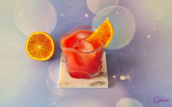 Bloedsinaasappel Negroni cocktail