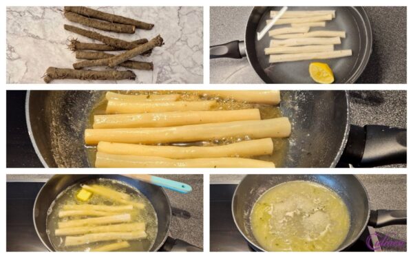 Boterzachte Schorseneer met Hazelnoten