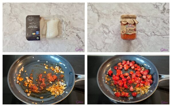 Skrei met nduja-tomatensaus