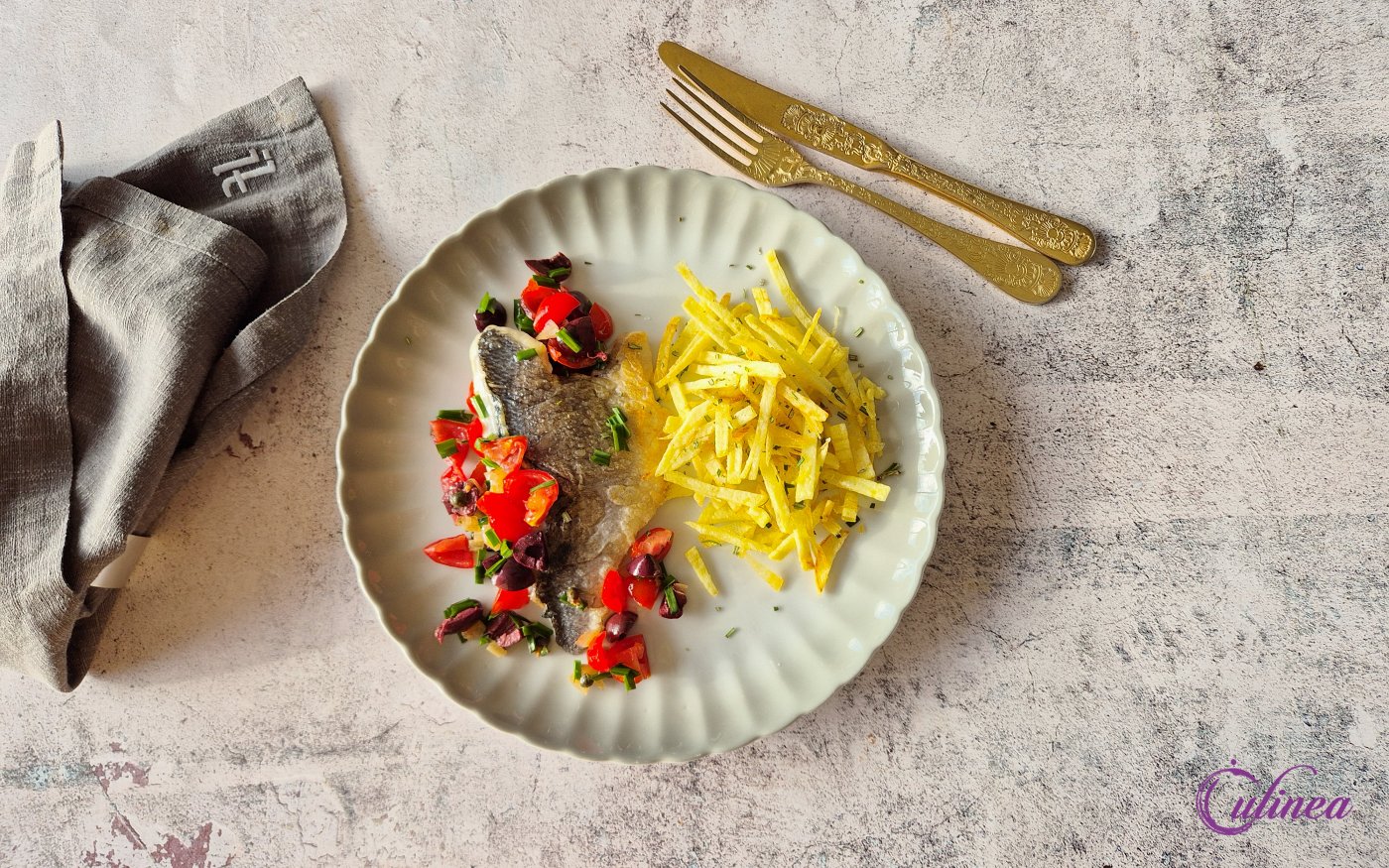 Doradefilet met tomatensalsa