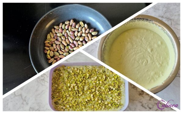 Pistache-ijs zonder ijsmachine