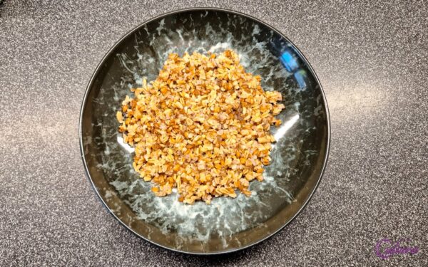 Granen salade met halloumi