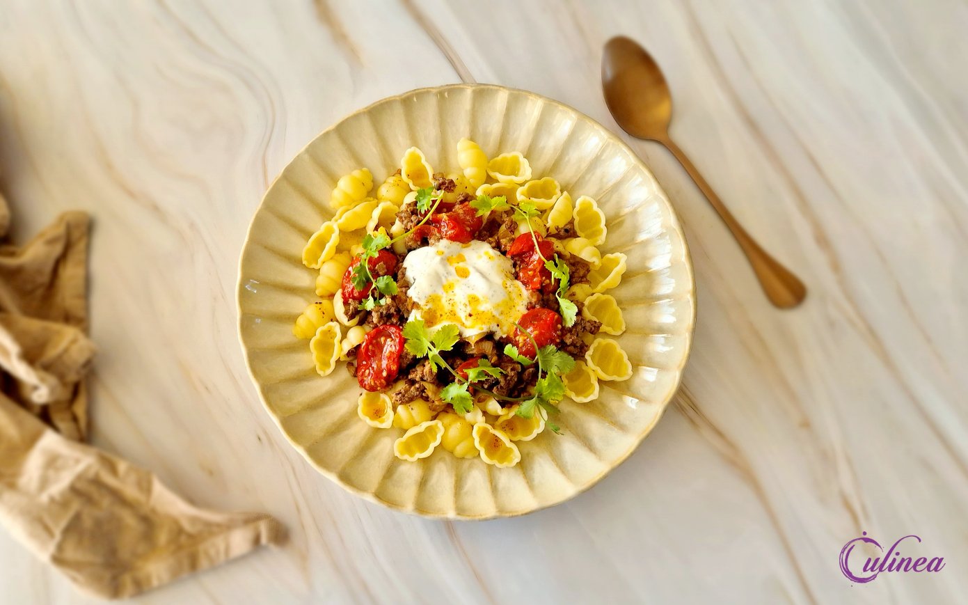 Pasta met lamsgehakt