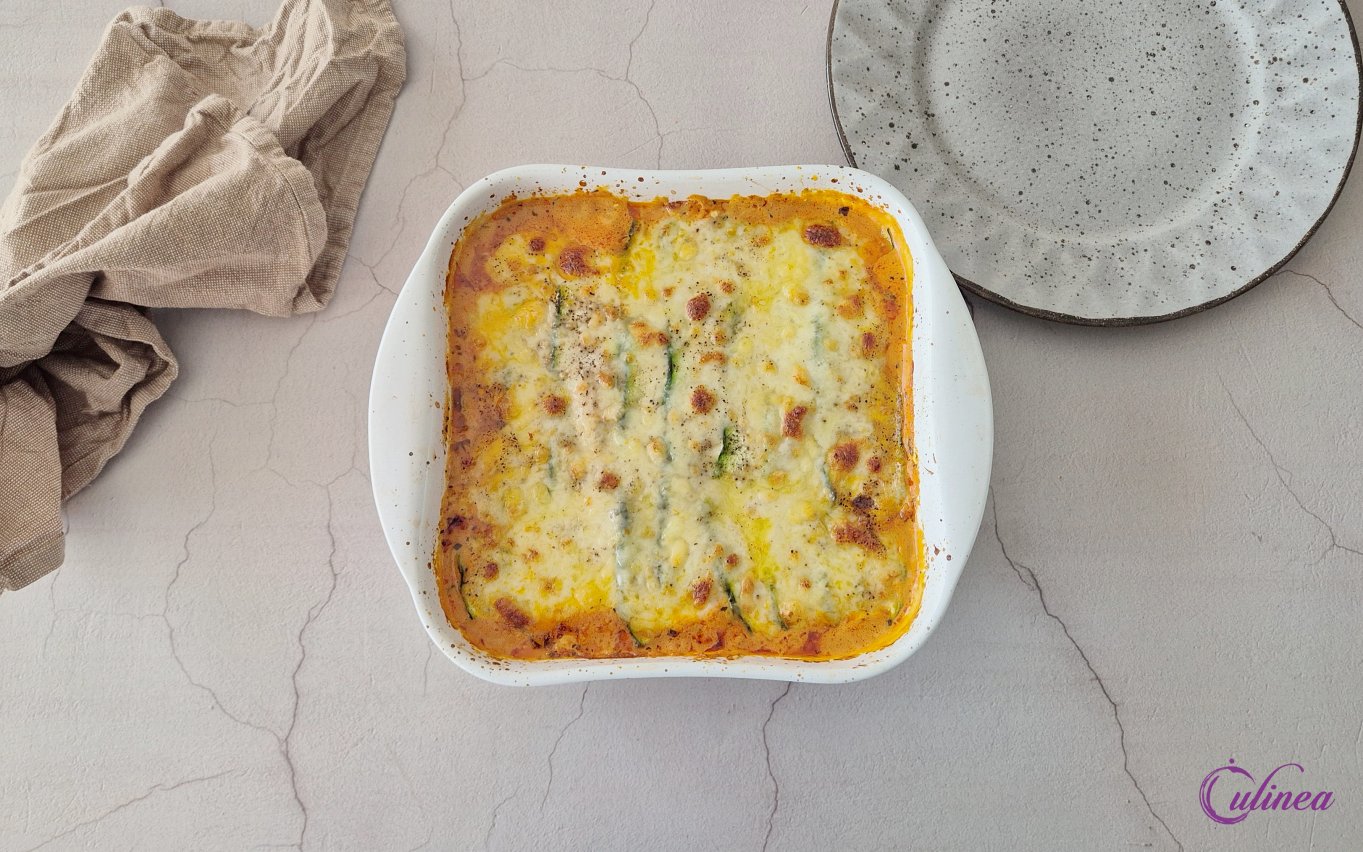 Vegetarische Courgette Lasagne zonder Pasta