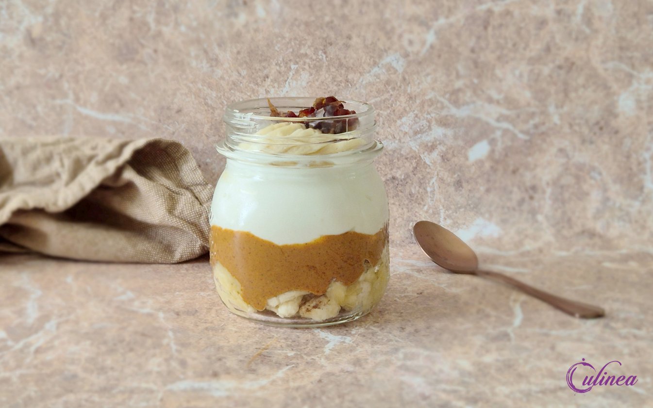Banaan-Pindakaas Yoghurtparfait – Eiwitrijk Ontbijt of Tussendoortje