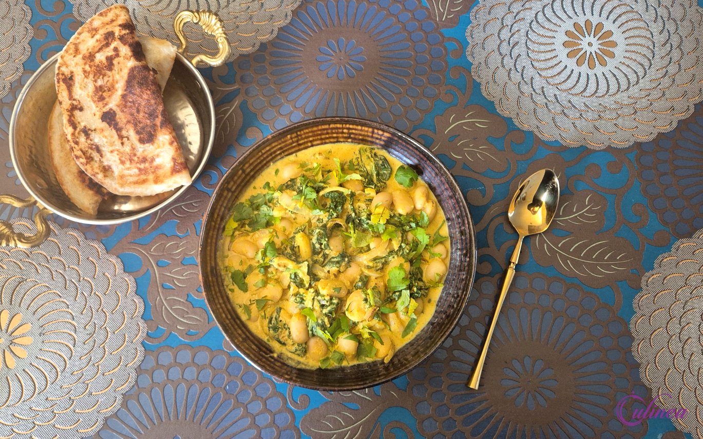 Koarma Curry met Limabonen en Boerenkool