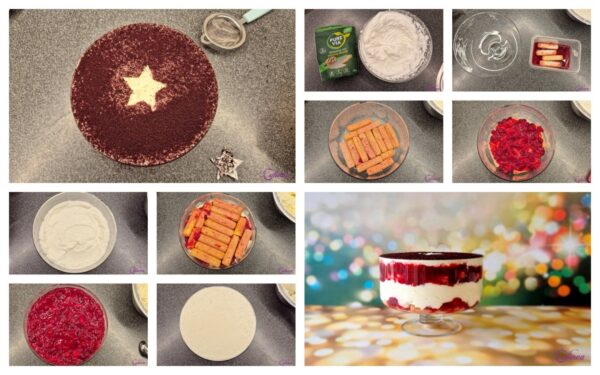 Cranberry Tiramisu Trifle