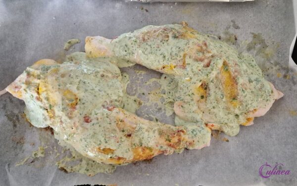 Koriander Curry Kippenbouten