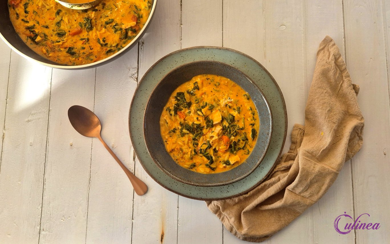 Italiaanse Kippensoep met Orzo