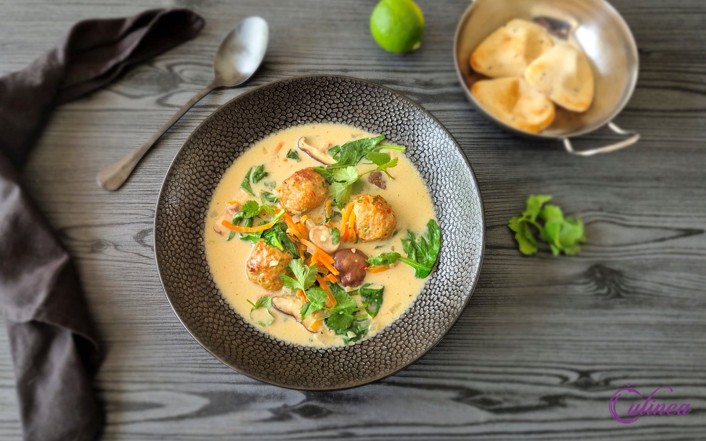 Thaise groene currysoep met gehaktballen – Pittig Comfortfood Recept