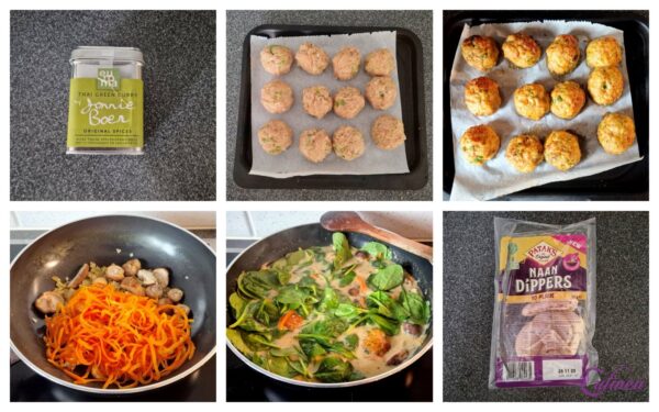 Thaise groene currysoep met gehaktballen