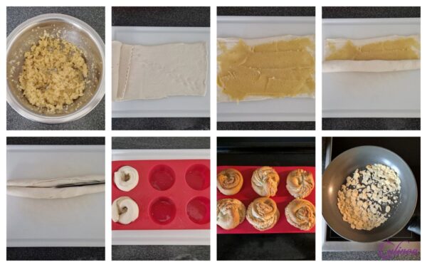 Amandel Cruffins met zelfgemaakte Frangipane